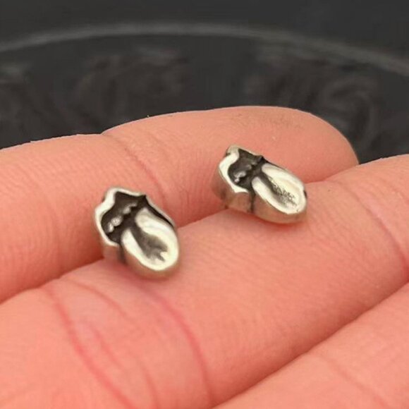 Chrome Hearts Tongue Earrings - Picture 1 of 5